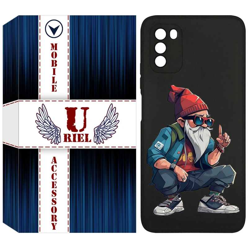 کاور یوریل قاب مدل KSH کد 48 طرح پیرمرد مناسب برای گوشی موبایل شیائومی Poco M4 Pro 4G