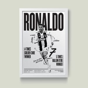 نقد و بررسی تابلو مدل رونالدو Ronaldo کدm2490-w توسط خریداران