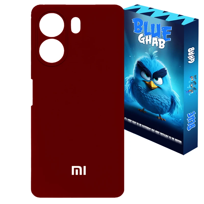 کاور بلو قاب مدل سیلیکونی ORGi کد O42 مناسب برای گوشی موبایل شیائومی Poco C65 / Redmi 13C