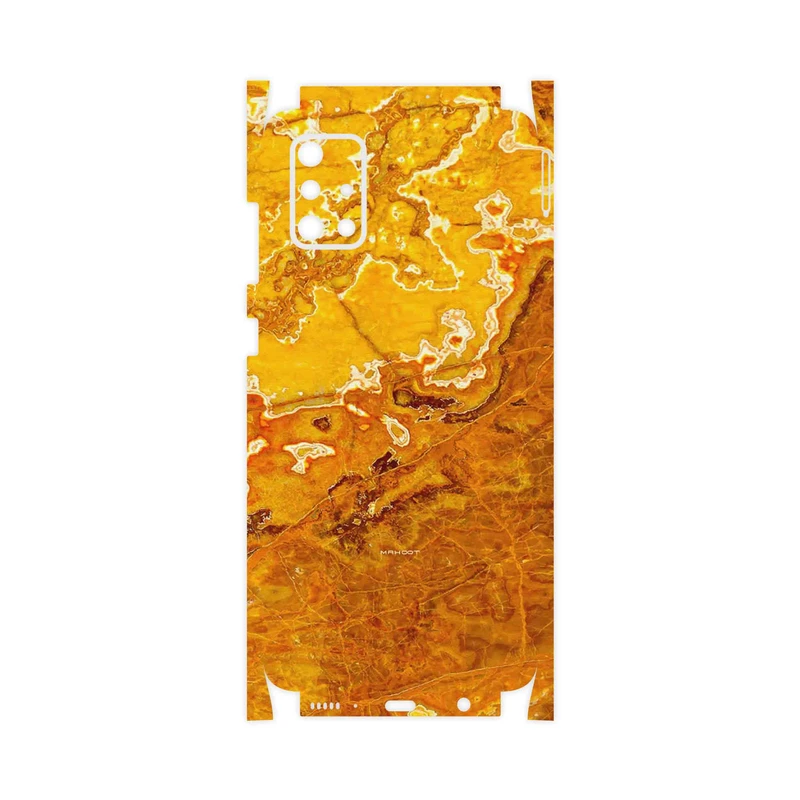 برچسب پوششی ماهوت مدل Gold Marble-FullSkin مناسب برای گوشی موبایل سامسونگ Galaxy A71