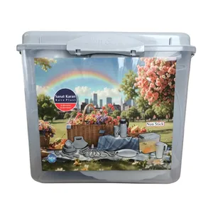 سبد پیک‌نیک ۸۵ پارچه کاوه پلاست مدل p85