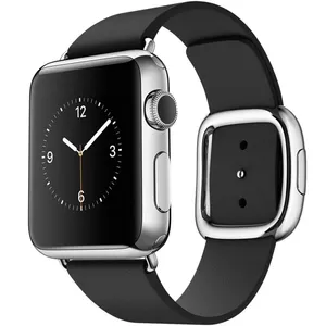 ساعت مچی هوشمند اپل واچ مدل 38mm Stainless Steel Case with Black Modern Buckle