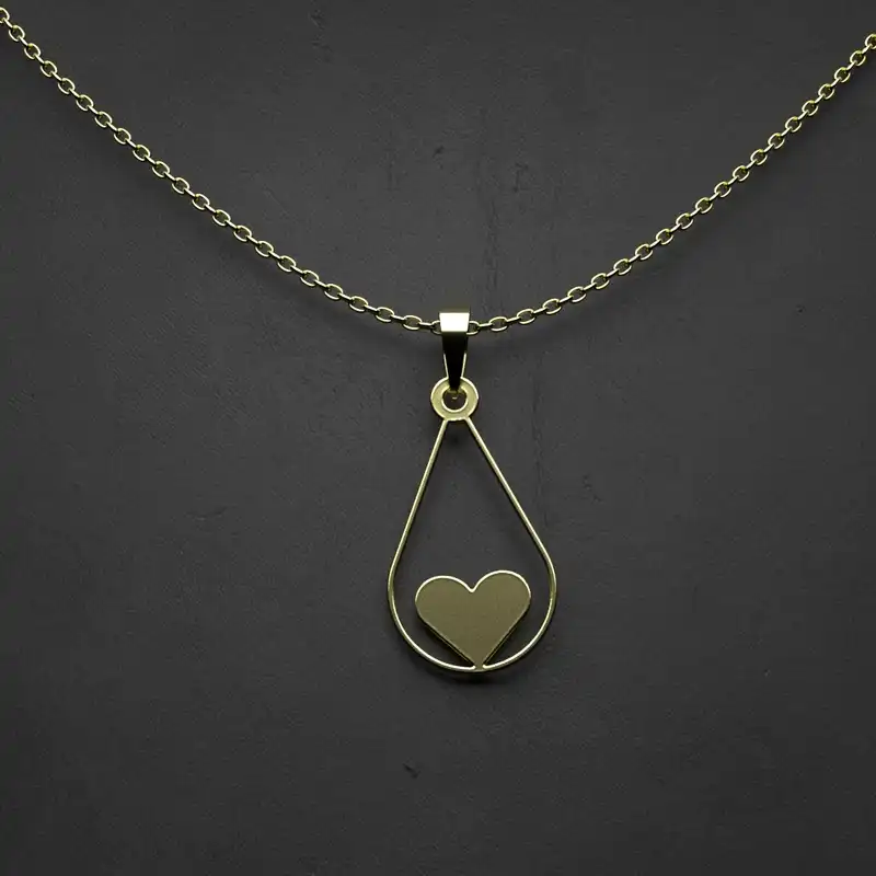 گردنبند طلا 18 عیار زنانه مدوپد مدل الماس کد CA10219