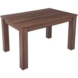 میز ناهار خوری DND مدل میگون- 120x 80 x 74  سانتی متر - قهوه ای روشن