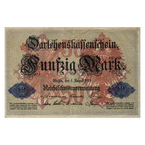 اسکناس تزئینی طرح کشور آلمان مدل 50 مارک 1914