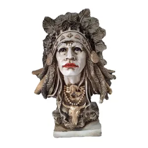 مجسمه مدل نیم تنه سرخ پوست کد ۵۰۴