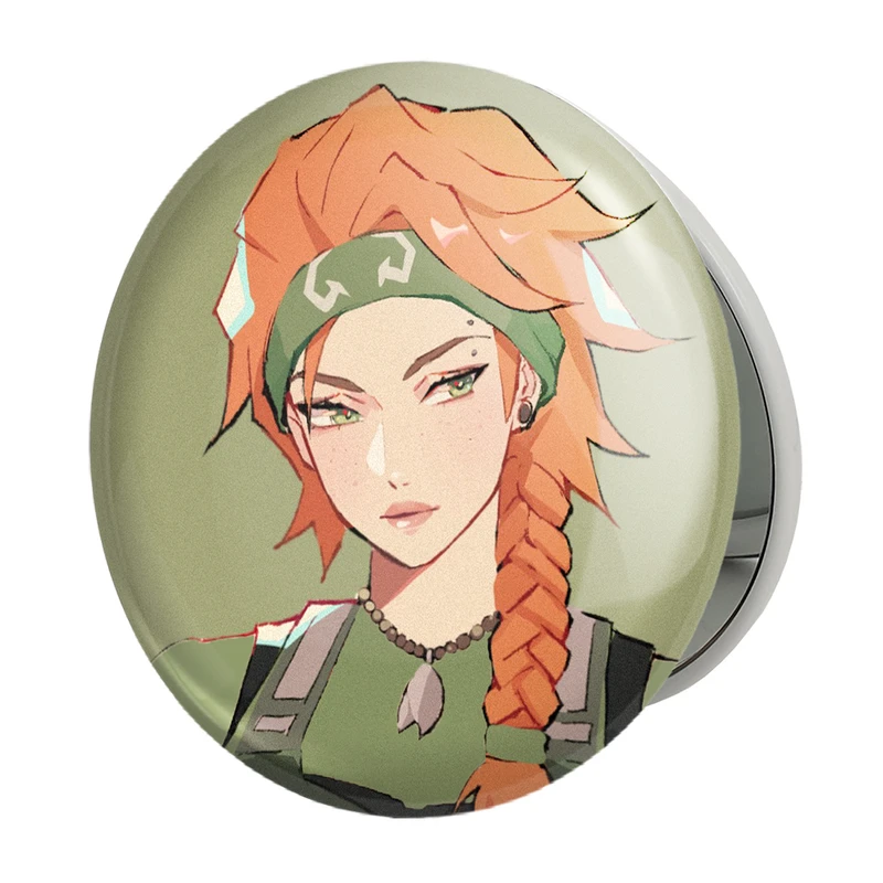 آینه جیبی خندالو طرح بازی ولورانت (Valorant) مدل تاشو کد 33104