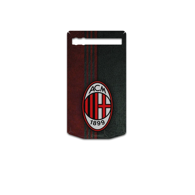 برچسب پوششی ماهوت مدل AC-Milan-FC مناسب برای گوشی موبایل بلک بری Porsche Design P9983