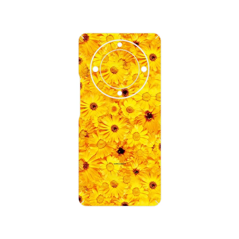 برچسب پوششی ماهوت مدل Yellow_Flower مناسب برای گوشی موبایل آنر X9a