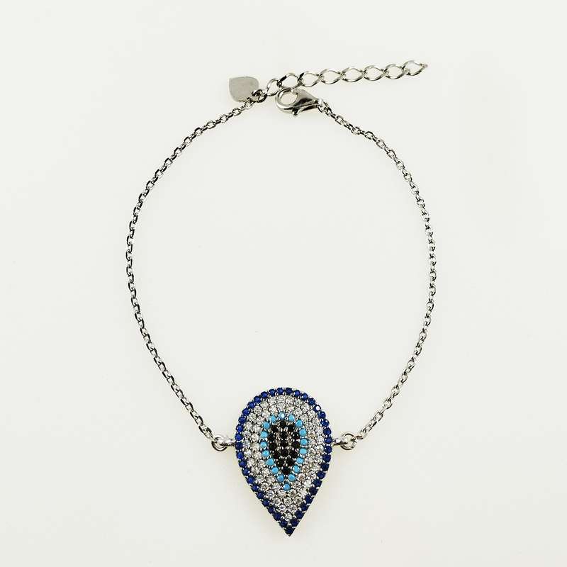 دستبند نقره زنانه سلین کالا مدل  گل کد 22