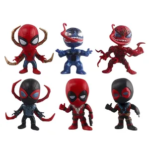 اکشن فیگور طرح اسپایدرمن مدل venom spider مجموعه 6 عددی