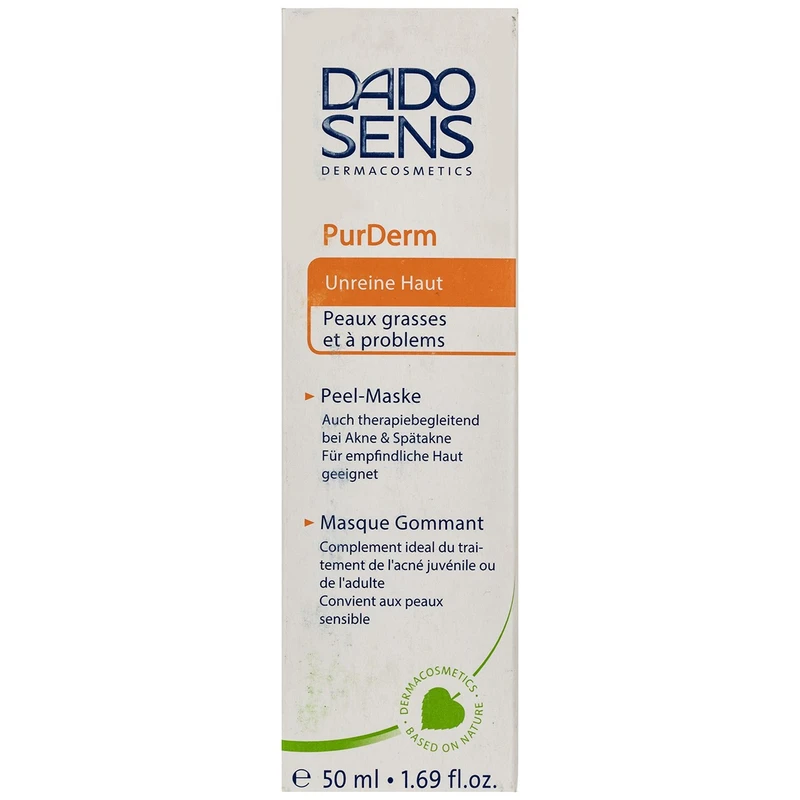 ماسک پاک کننده عمیق صورت ددوسنس سری Purderm حجم 50 میلی‌لیتر