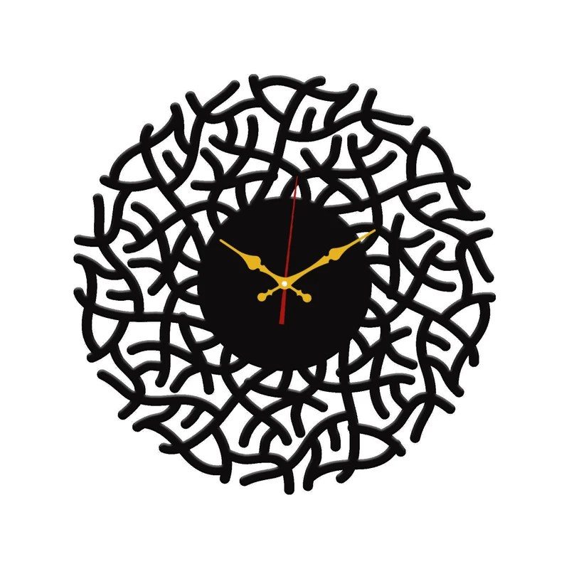 ساعت دیواری کوارتز مدل مینیمال فلزی کد zb6