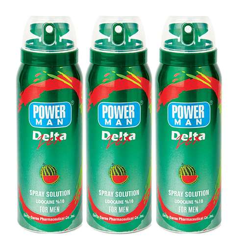 اسپری تاخیری دلتا دارو مدل Watermelon حجم 65 میلی لیتر مجموعه 3 عددی