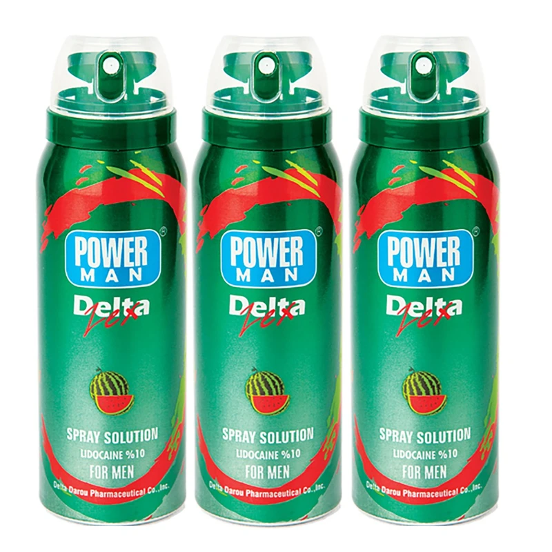 اسپری تاخیری دلتا دارو مدل Watermelon حجم 65 میلی لیتر مجموعه 3 عددی