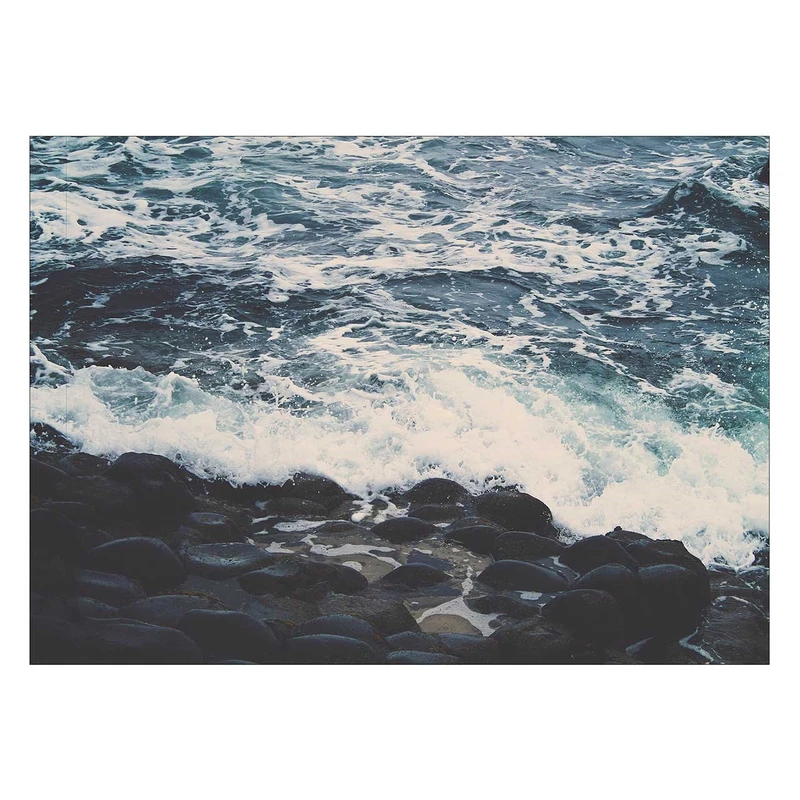تابلو شاسی ونسونی طرح Roaring Sea سایز 30×40 سانتی متر