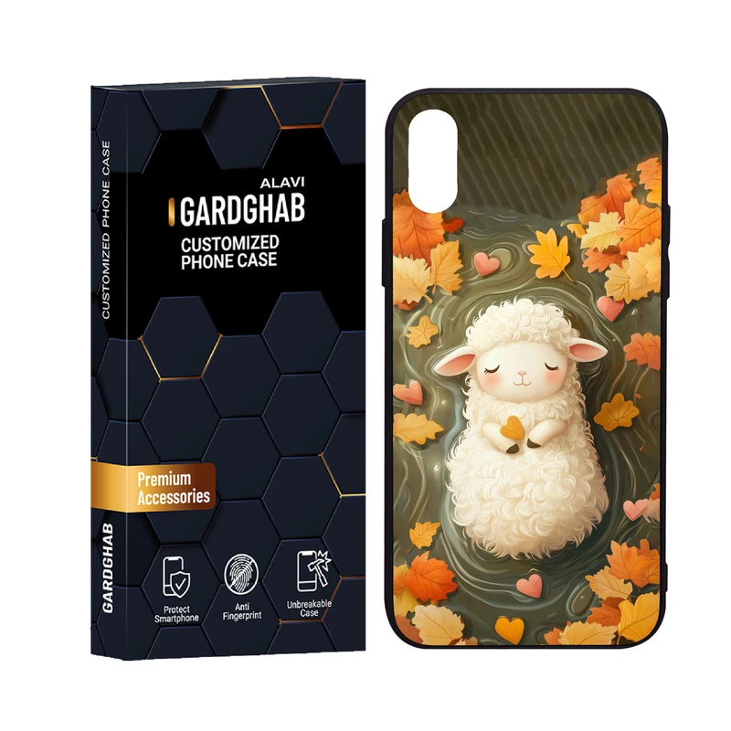 کاور گارد قاب علوی مدل دورژله کارتنی و انیمه  مناسب برای گوشی موبایل اپل iPhone X / XS