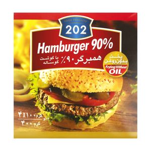 نقد و بررسی همبرگر 90 درصد گوشت قرمز 202 - 400 گرم توسط خریداران