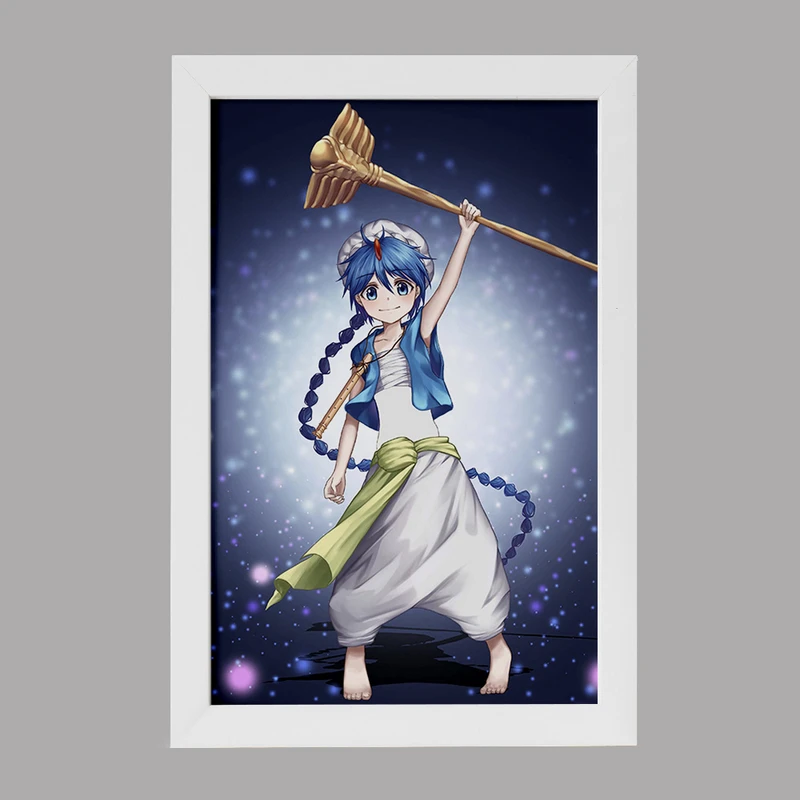 تابلو خندالو مدل علائدین انیمه ماگی هزارتوی سحر و جادو کد 36043