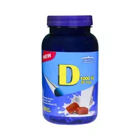 تافی ویتامین D 1000 واحد شیر و شکلات کارن بسته 30 عددی