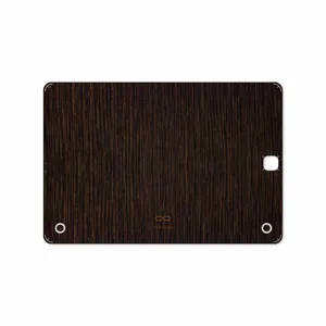 برچسب پوششی ماهوت مدل Dark-Gold-Stripes-Wood مناسب برای تبلت سامسونگ Galaxy Tab A 9.7 2015 T555