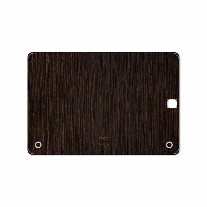 برچسب پوششی ماهوت مدل Dark-Gold-Stripes-Wood مناسب برای تبلت سامسونگ Galaxy Tab A 9.7 2015 T555