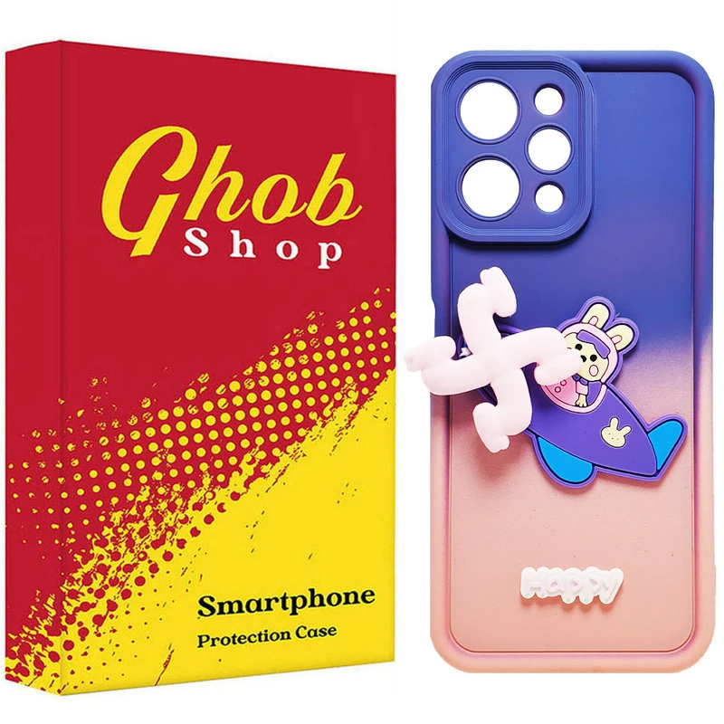 کاور قاب شاپ مدل SPN01 طرح فانتزی مناسب برای گوشی موبایل شیائومی Redmi 12 4G / Redmi 12 5G / Redmi 12R / Poco M6 Pro 5G