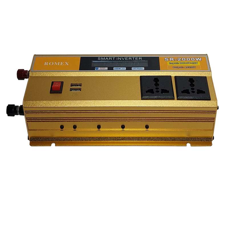 اینورتر هوشمند صنعتی رومکس مدل SR-2000W ظرفیت 2000 وات