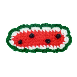 گیره مو زنانه مدل یلدایی هندوانه