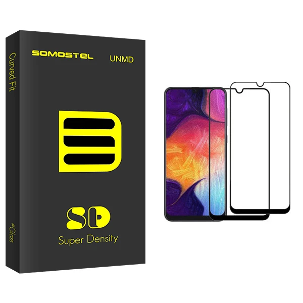 محافظ صفحه نمایش سوماستل مدل SD Glass مناسب برای گوشی موبایل سامسونگ Galaxy A50 بسته دو عددی