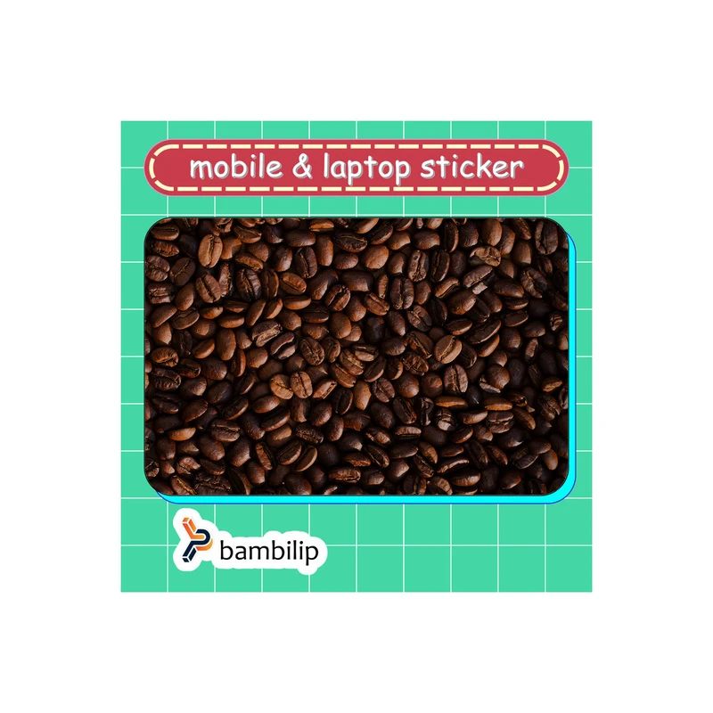 استیکر بامبیلیپ مدل کارت عابر طرح قهوه کد 0386246