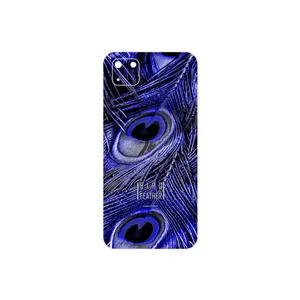 MAHOOT Purple Feather Cover Sticker for Huawei Y5p