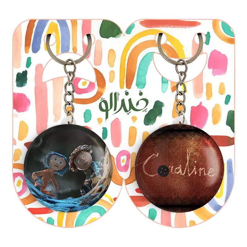 جاکلیدی خندالو مدل اضافی و کورالاین Coraline کد 2077620769 مجموعه 2 عددی