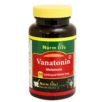 قرص زیر زبانی واناتونین ملاتونین نورم لایف -&nbsp;3 میلی گرم بسته&nbsp;30 عددی