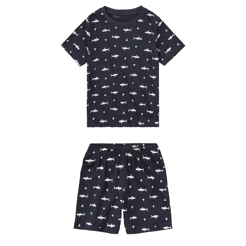 ست تی شرت و شلوارک پسرانه لوپیلو مدل Shark best cotton 