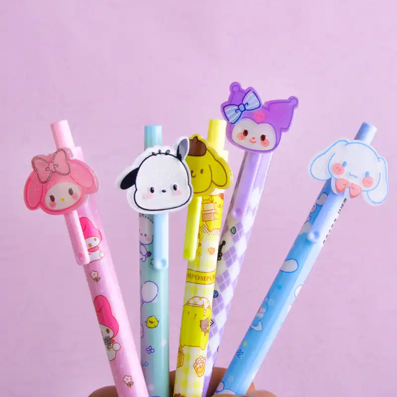 خودکار مدل کلیکی طرح کرومی و ملودی و دوستان بسته 6 عددی