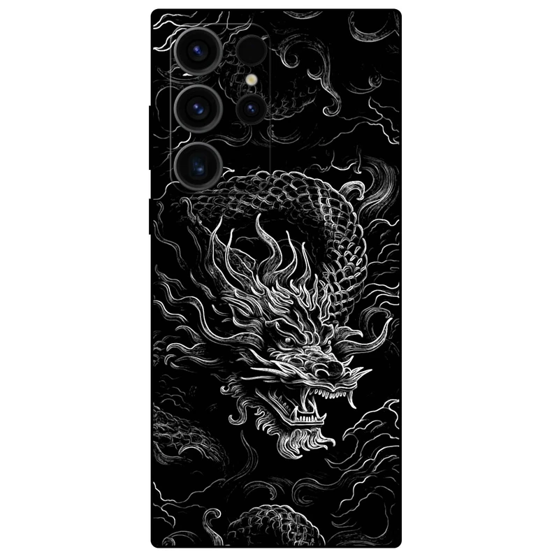 کاور مگافون طرح اژدها مدل 1897 مناسب برای گوشی موبایل سامسونگ Galaxy S23 Ultra         