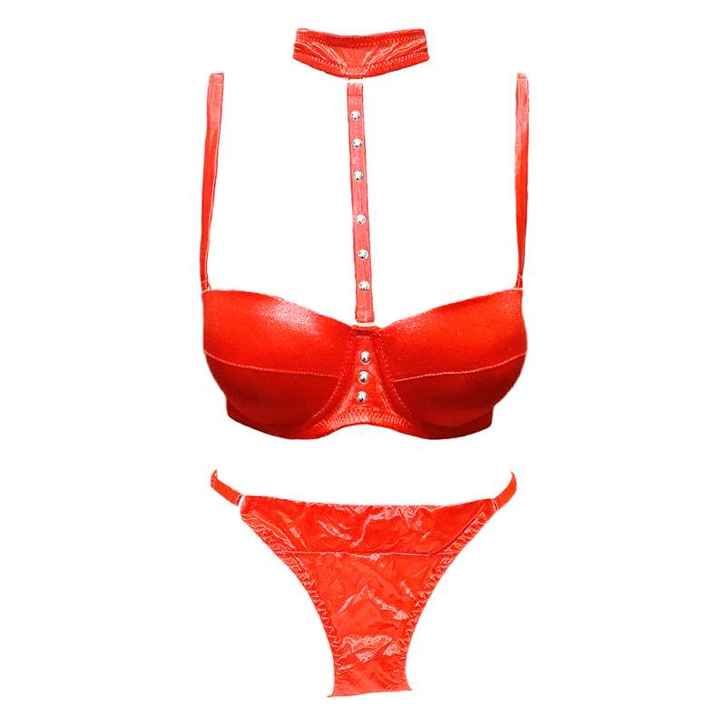 ست شورت و سوتین زنانه مدل گردنی