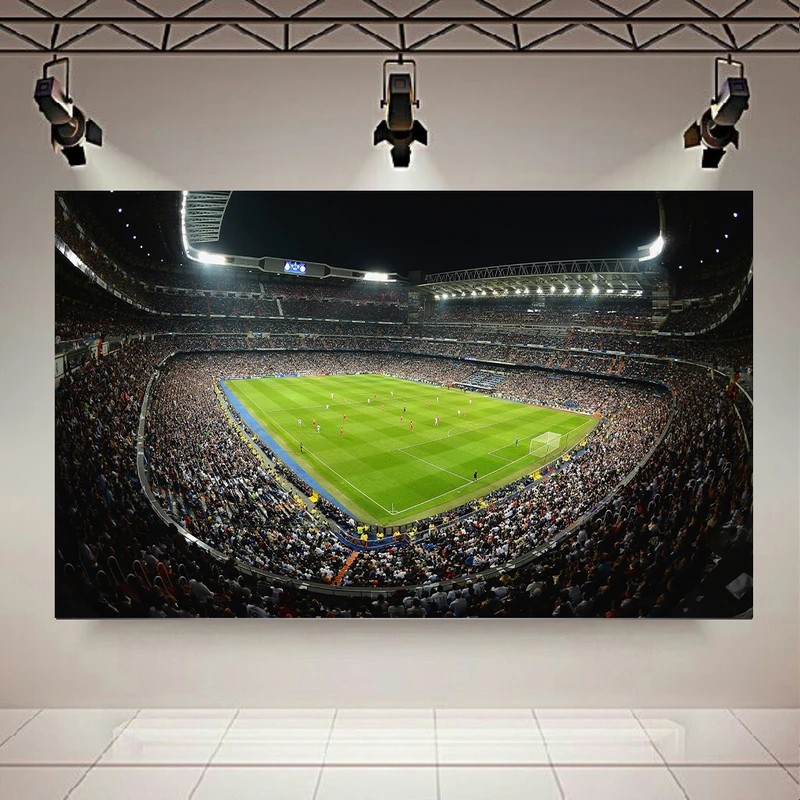 تابلو بوم طرح ورزشگاه مدل سانتیاگو برنت بئو مادرید کد AR2873