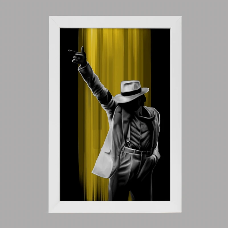تابلو خندالو مدل مایکل جکسون (Michael Jackson) کد F768