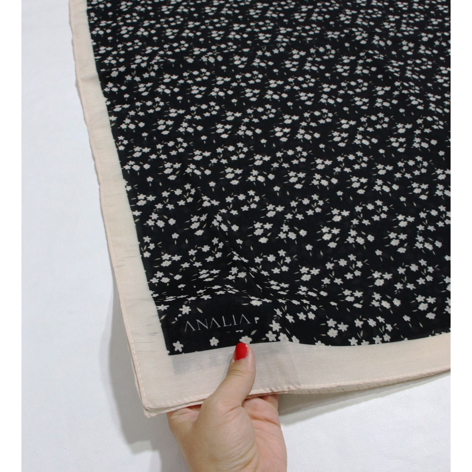 شال زنانه مدل خنک تابستانه طرح گل کد 7062 -  - 24