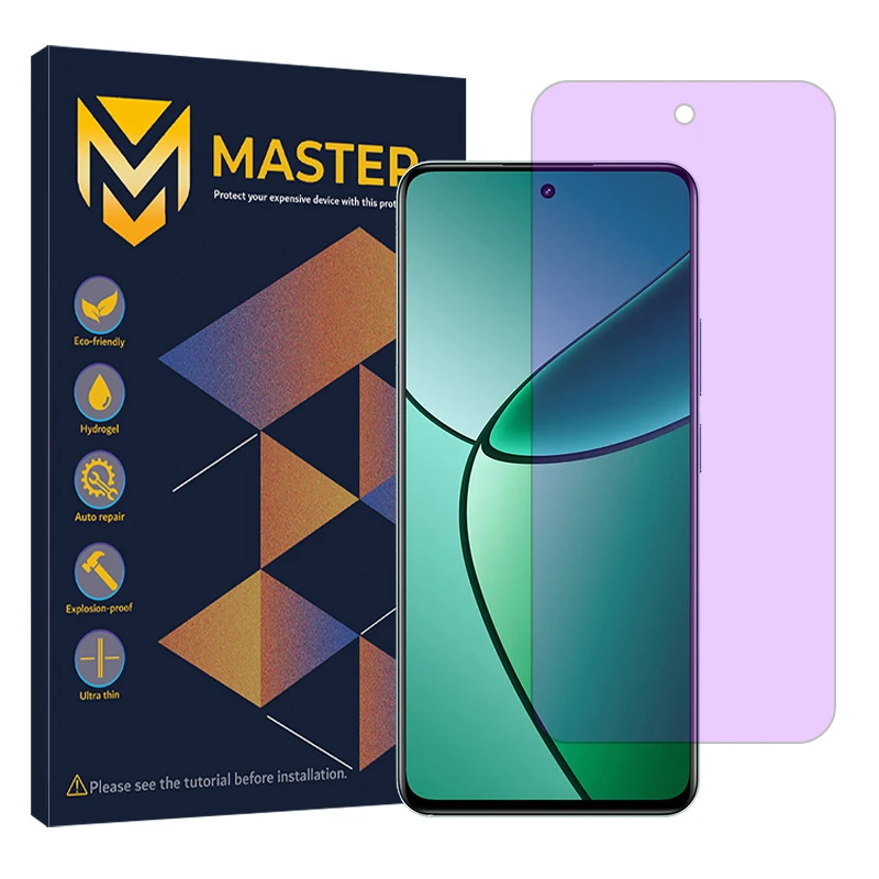 محافظ صفحه نمایش فیلتر بنفش مستر مدل Eye Care مناسب برای گوشی موبایل ریملی 12 Plus