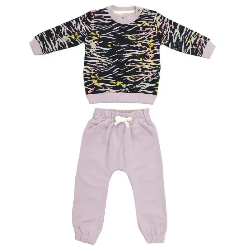 ست سویشرت و شلوار نوزادی مدل 2530