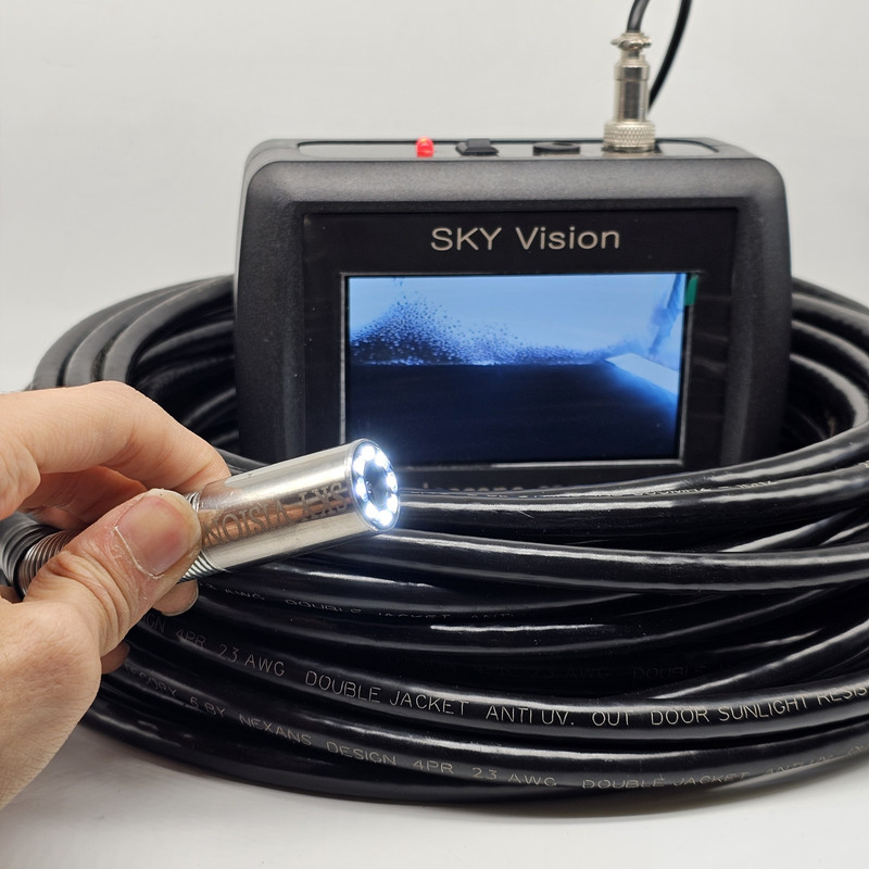 دوربین آندوسکوپی صنعتی اسکای ویژن مدل 15m به همراه مانیتور مخصوص