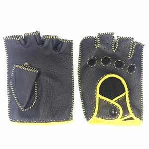 دستکش مردانه چرم مون مدل hand ogdoo
