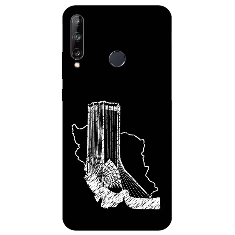 کاور مگافون طرح برج آزادی مدل 1628 مناسب برای گوشی موبایل هوآوی Y7P 2020 / P40 Lite E