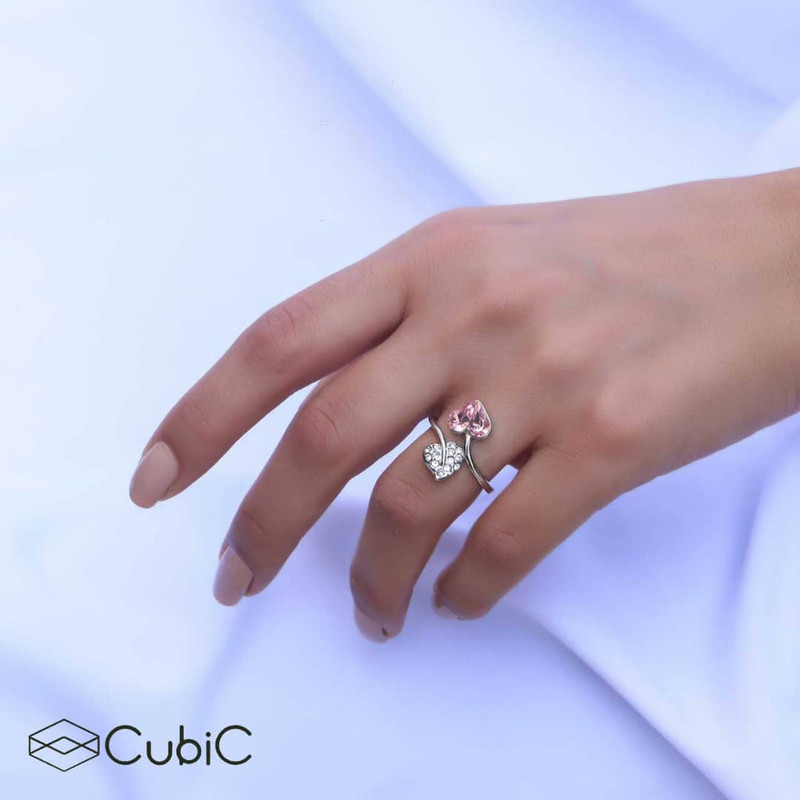 انگشتر زنانه کوبیک مدل QR-971036 انگشتر زنانه کوبیک مدل QR-971036