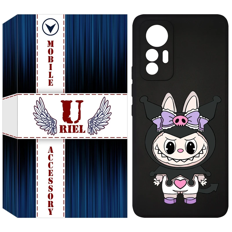 کاور یوریل مدل KSH کد 137 طرح عروسک لبوبو مناسب برای گوشی موبایل شیائومی 12 Lite