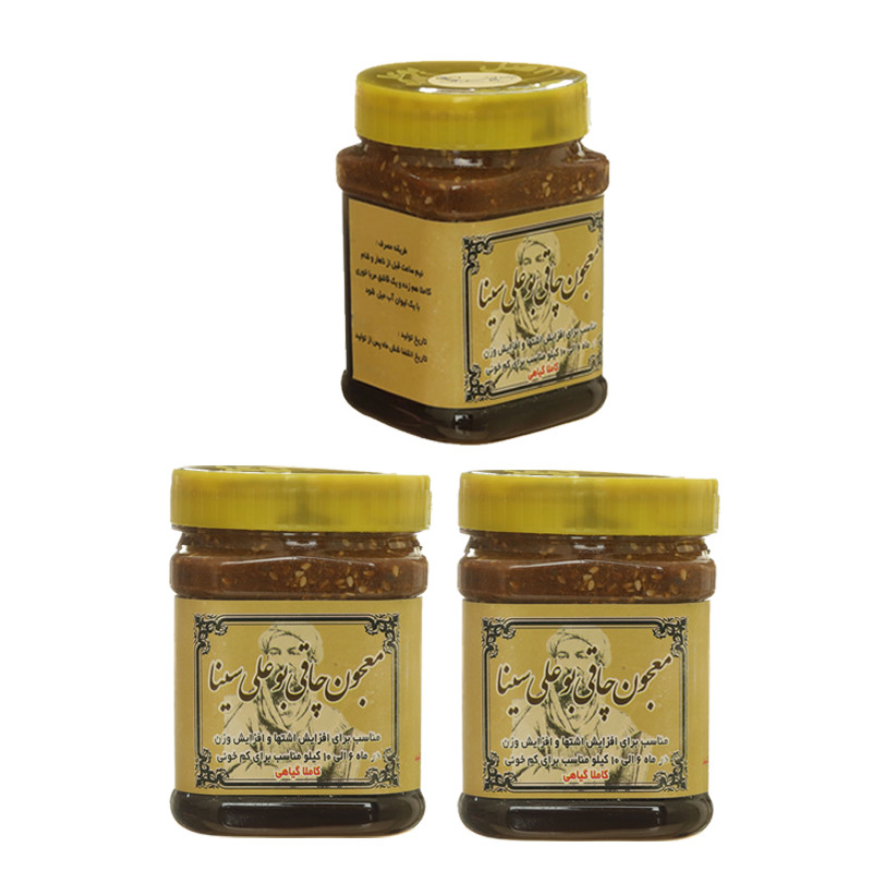 معجون چاقی طب یار - 500 گرم بسته 3 عددی