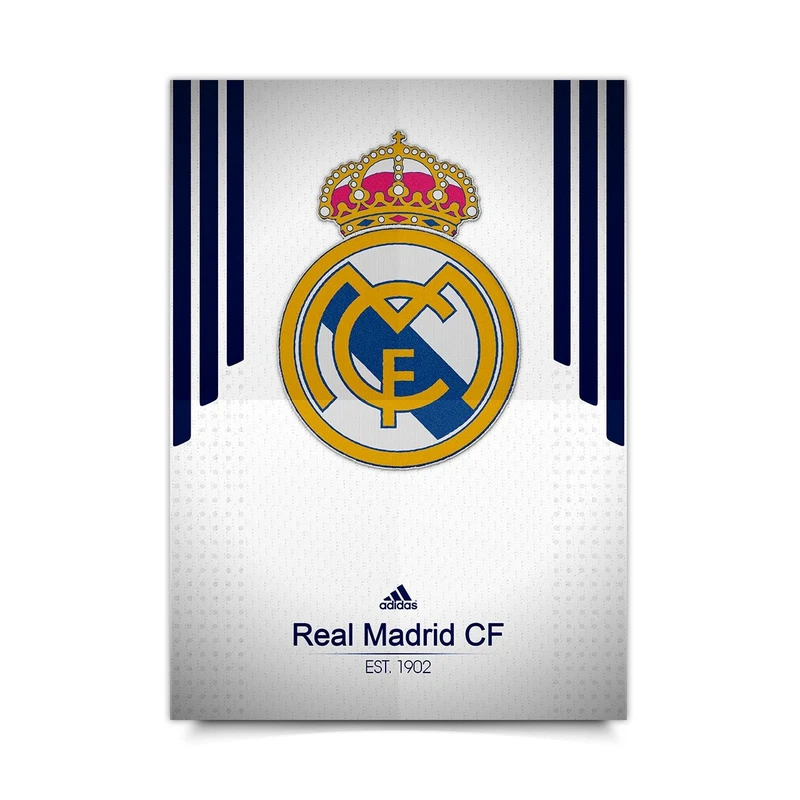 پوستر ونسونی طرح Real Madrid White 2016 سایز 30x40